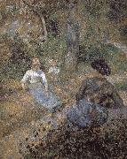 Camille Pissarro rest oil painting artist